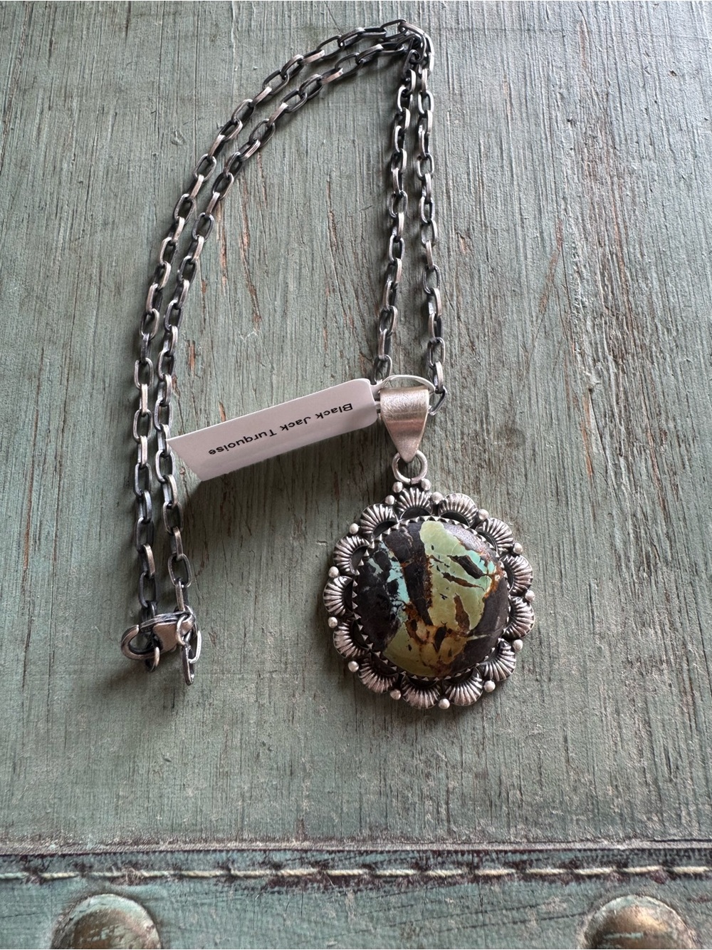 Blackjack Pendant Necklace